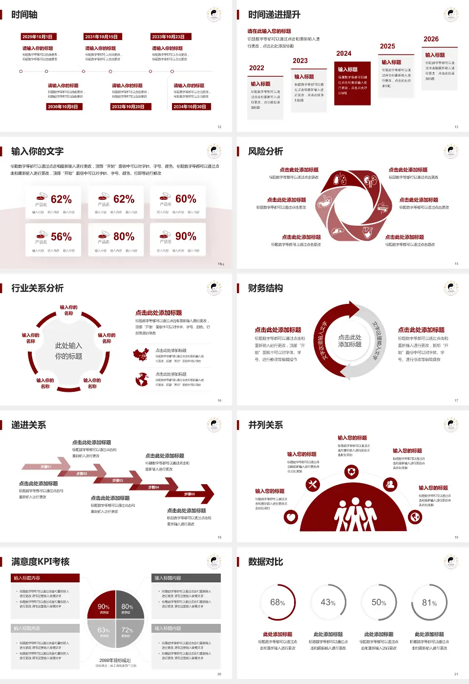 南充市中医院病例分享与讨论PPT模板16:9格式幻灯片预览图3