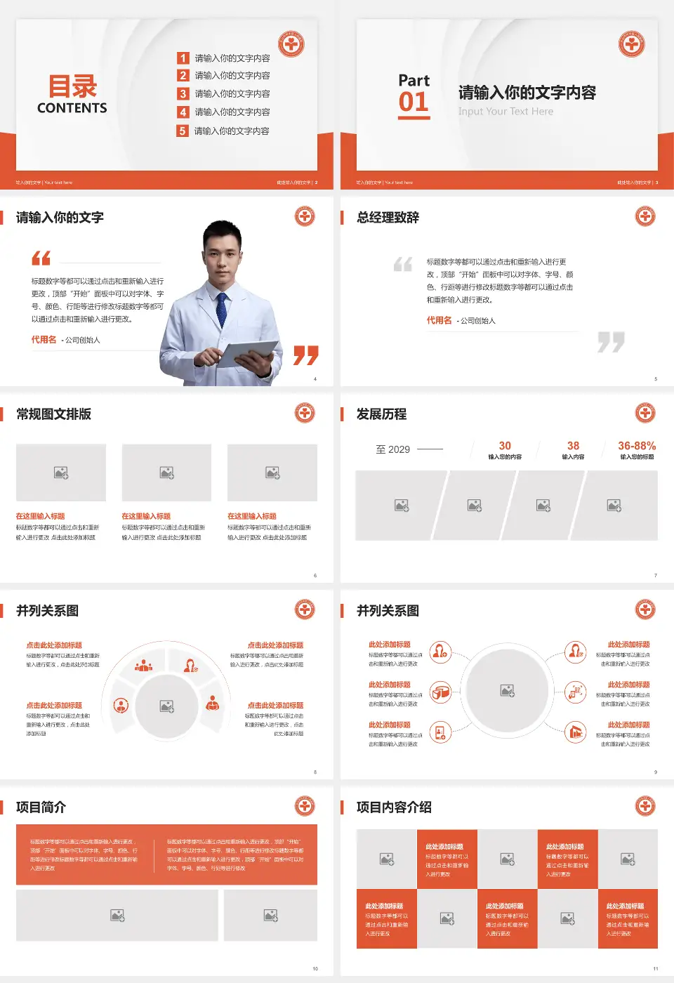 乐山市市中区人民医院医院管理报告PPT模板16:9格式幻灯片预览图2