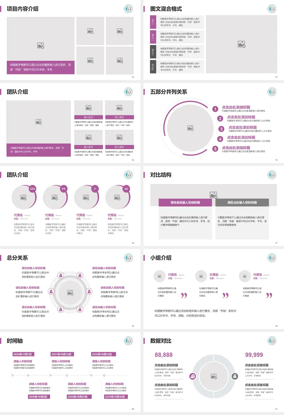 富顺县妇幼保健院医疗知识普及PPT模板16:9格式幻灯片预览图3