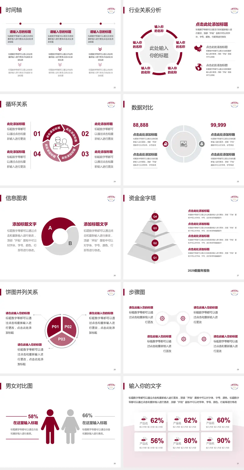 四川大学华西医院温江院区医院管理报告PPT模板4:3格式幻灯片预览图4