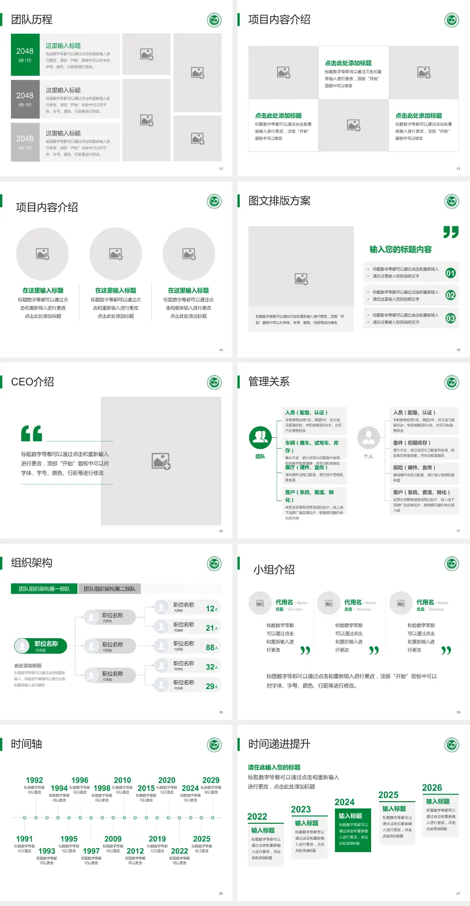 乐山市精神卫生中心医院管理报告PPT模板4:3格式幻灯片预览图3