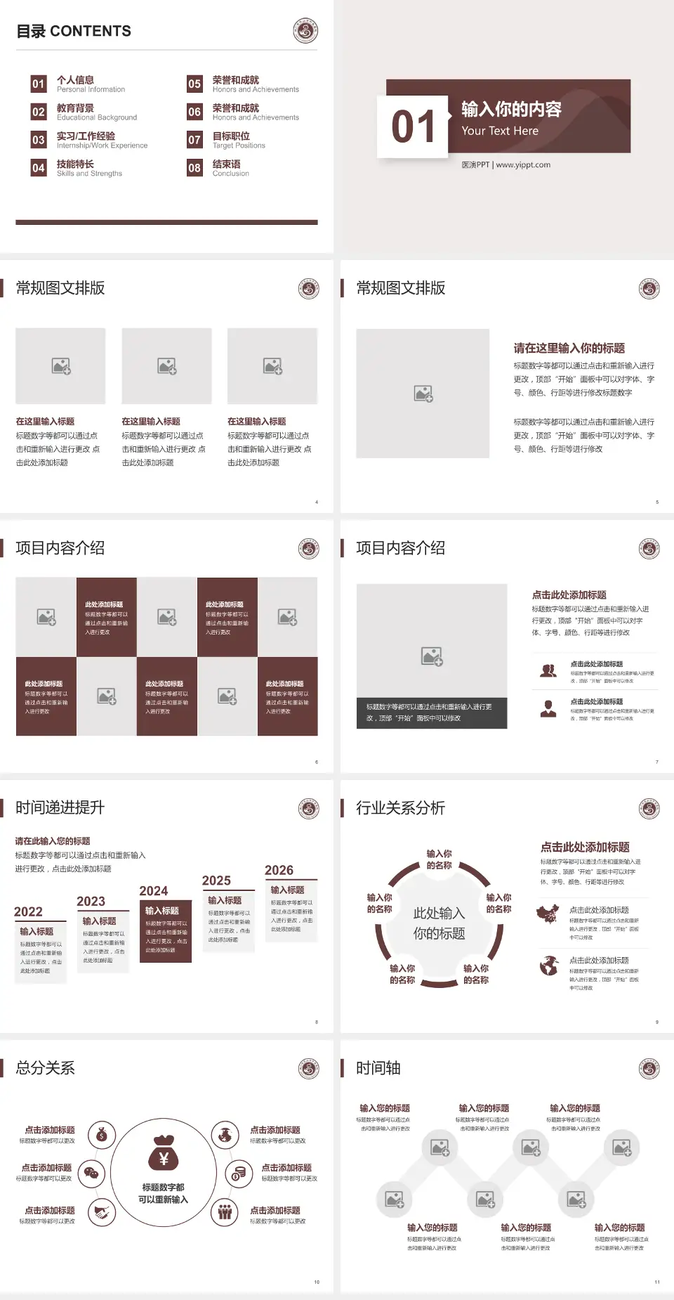乐山市中医医院财务与预算报告PPT模板4:3格式幻灯片预览图2