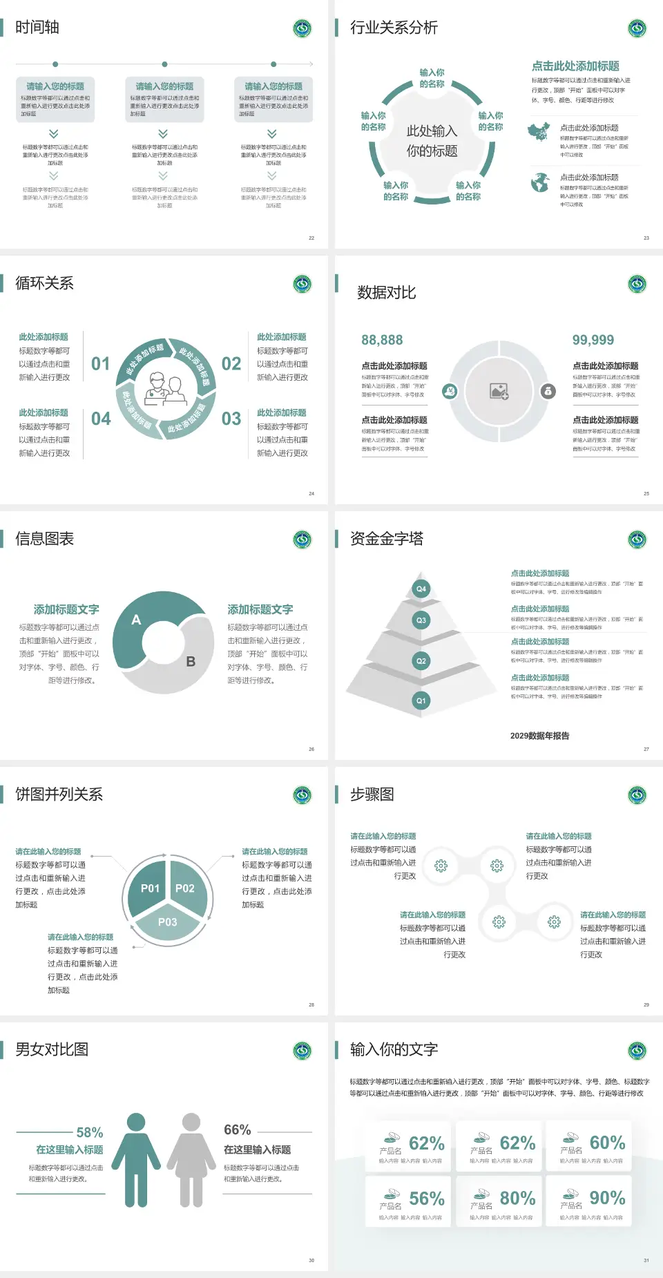 凉山彝族自治州中西医结合医院医院管理报告PPT模板4:3格式幻灯片预览图4