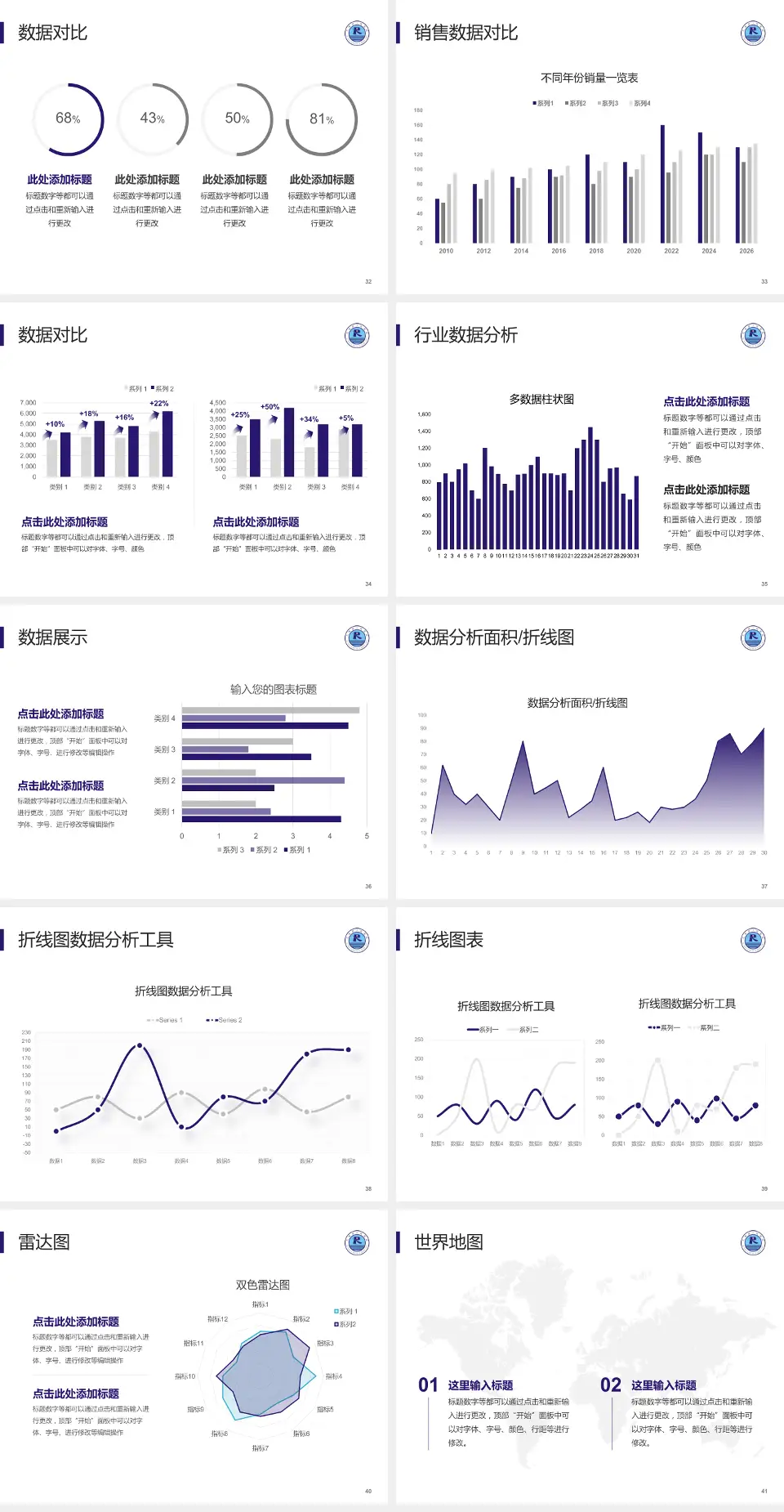 仁寿县人民医院会议与研讨会PPT模板4:3格式幻灯片预览图5