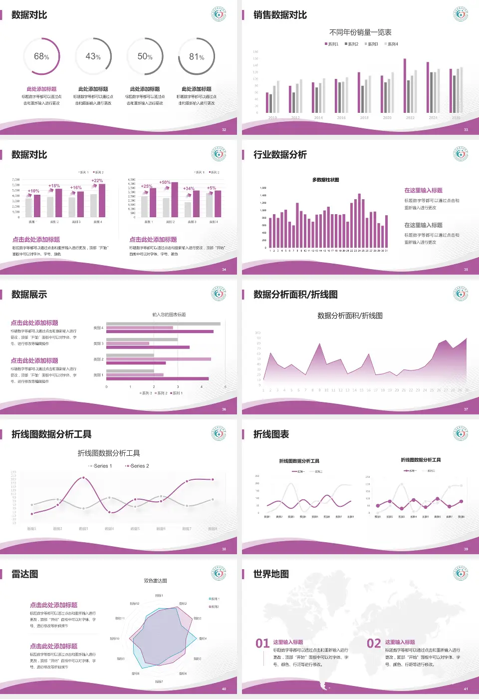 富顺县妇幼保健院会议与研讨会PPT模板16:9格式幻灯片预览图5