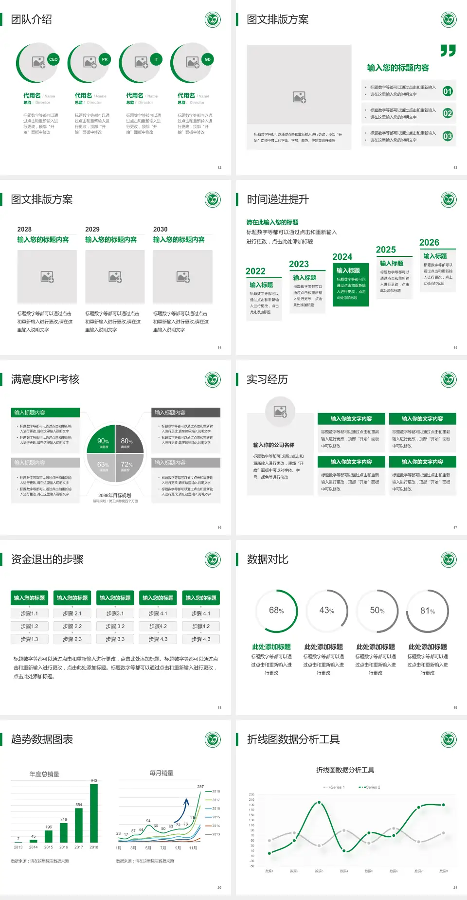 乐山市精神卫生中心培训与教育PPT模板4:3格式幻灯片预览图3