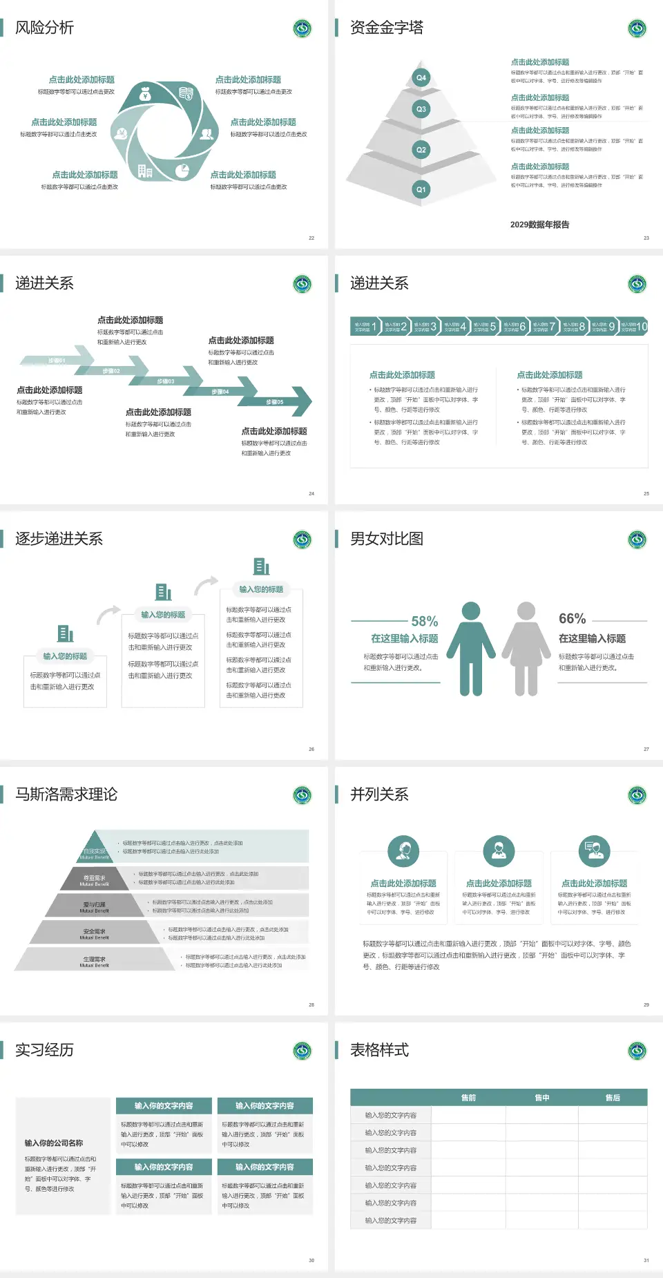 凉山彝族自治州中西医结合医院项目申请与汇报PPT模板4:3格式幻灯片预览图4