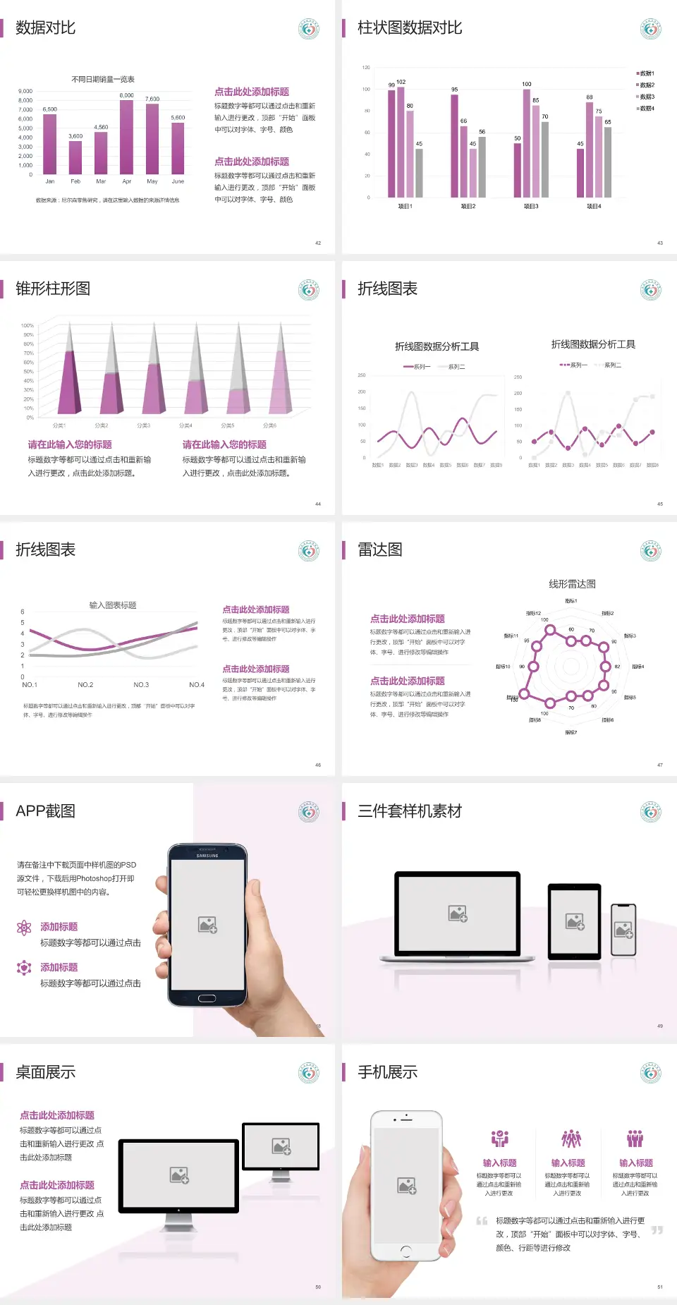 富顺县妇幼保健院医院管理报告PPT模板4:3格式幻灯片预览图6