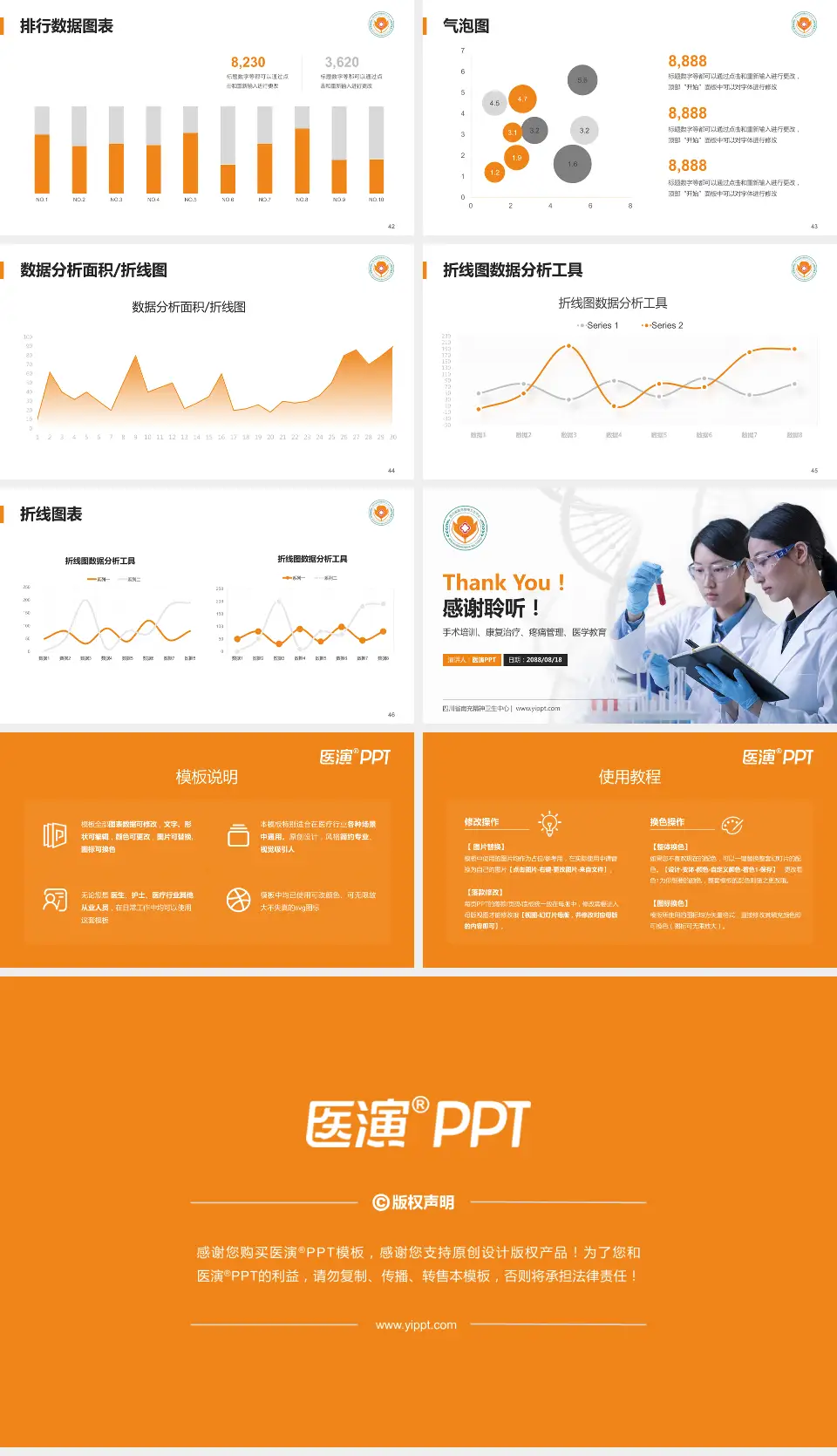 四川省南充精神卫生中心科研成果展示PPT模板16:9格式幻灯片预览图6