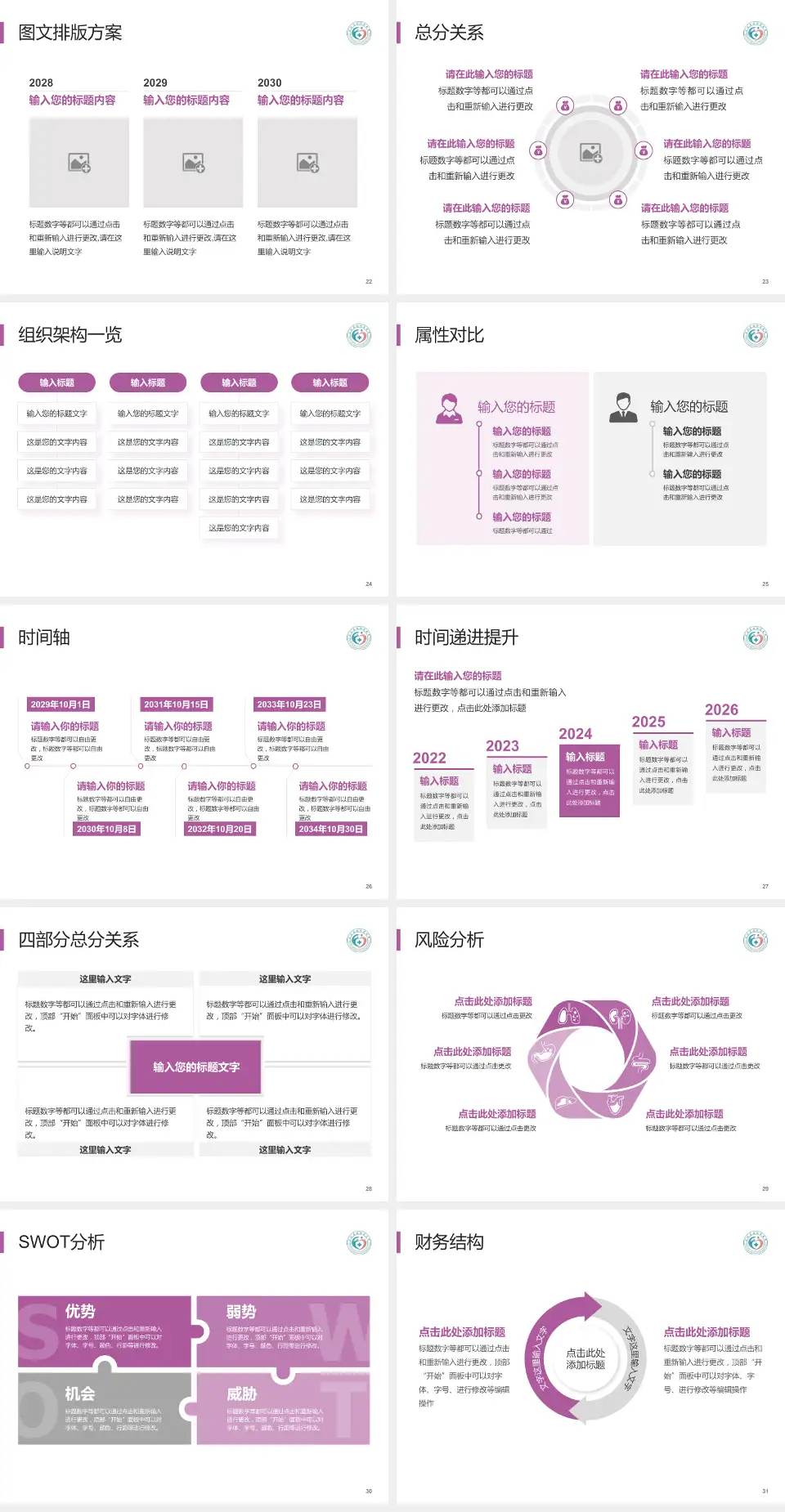 富顺县妇幼保健院护理专业职业生涯规划PPT模板4:3格式幻灯片预览图4