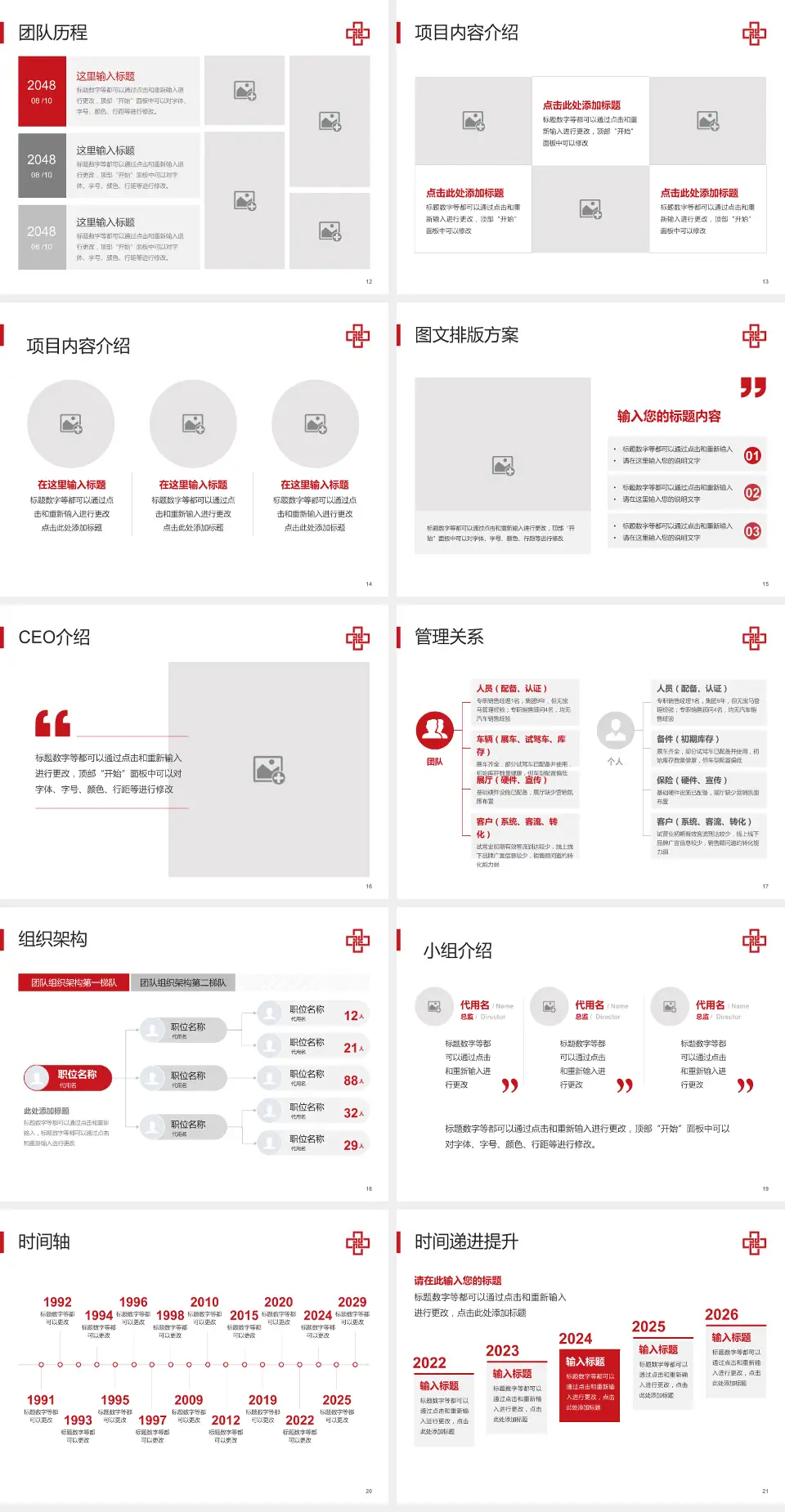 长治医学院附属和平医院医院管理报告PPT模板4:3格式幻灯片预览图3