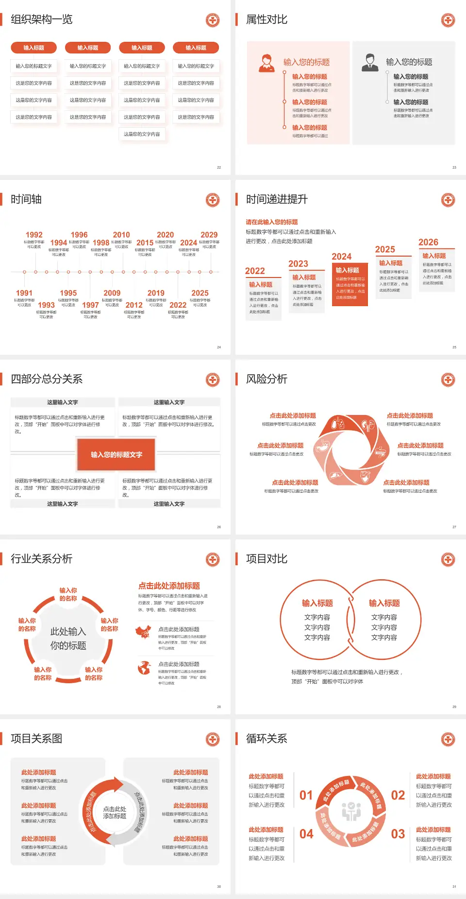 乐山市市中区人民医院医疗行业比赛专用PPT模板4:3格式幻灯片预览图4