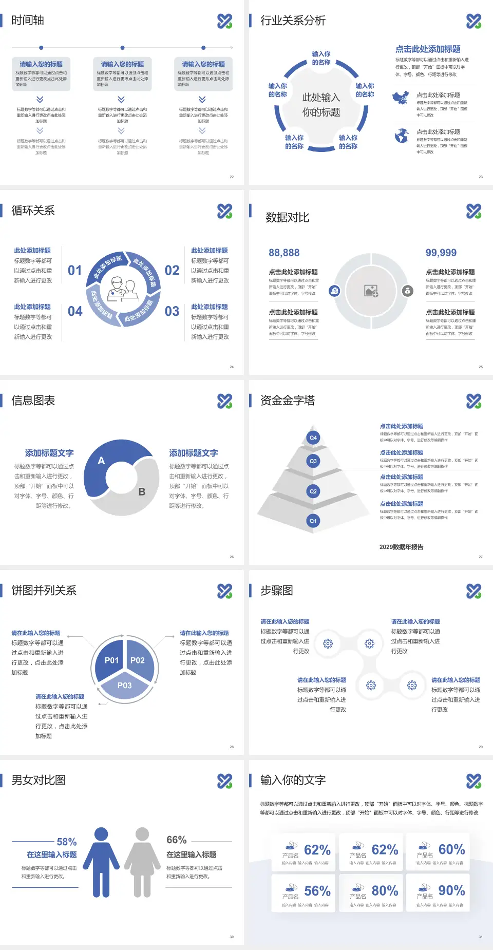 南充市身心医院医院管理报告PPT模板4:3格式幻灯片预览图4
