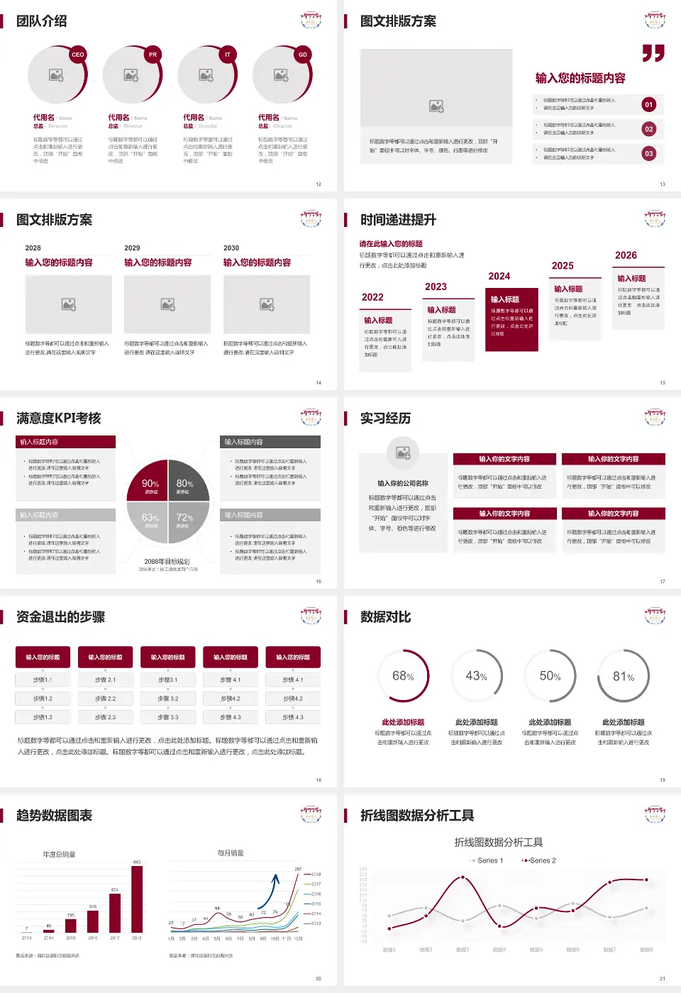 四川大学华西医院院本部培训与教育PPT模板16:9格式幻灯片预览图3