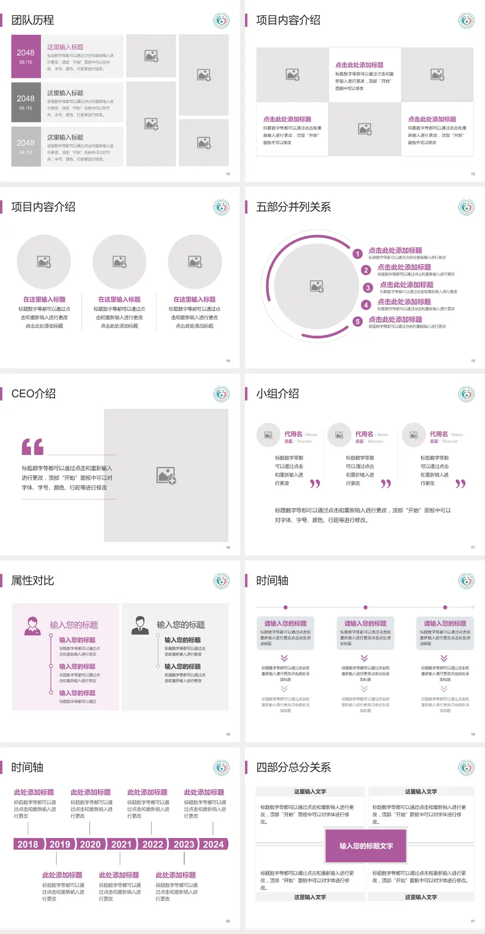 富顺县妇幼保健院科研成果展示PPT模板4:3格式幻灯片预览图3