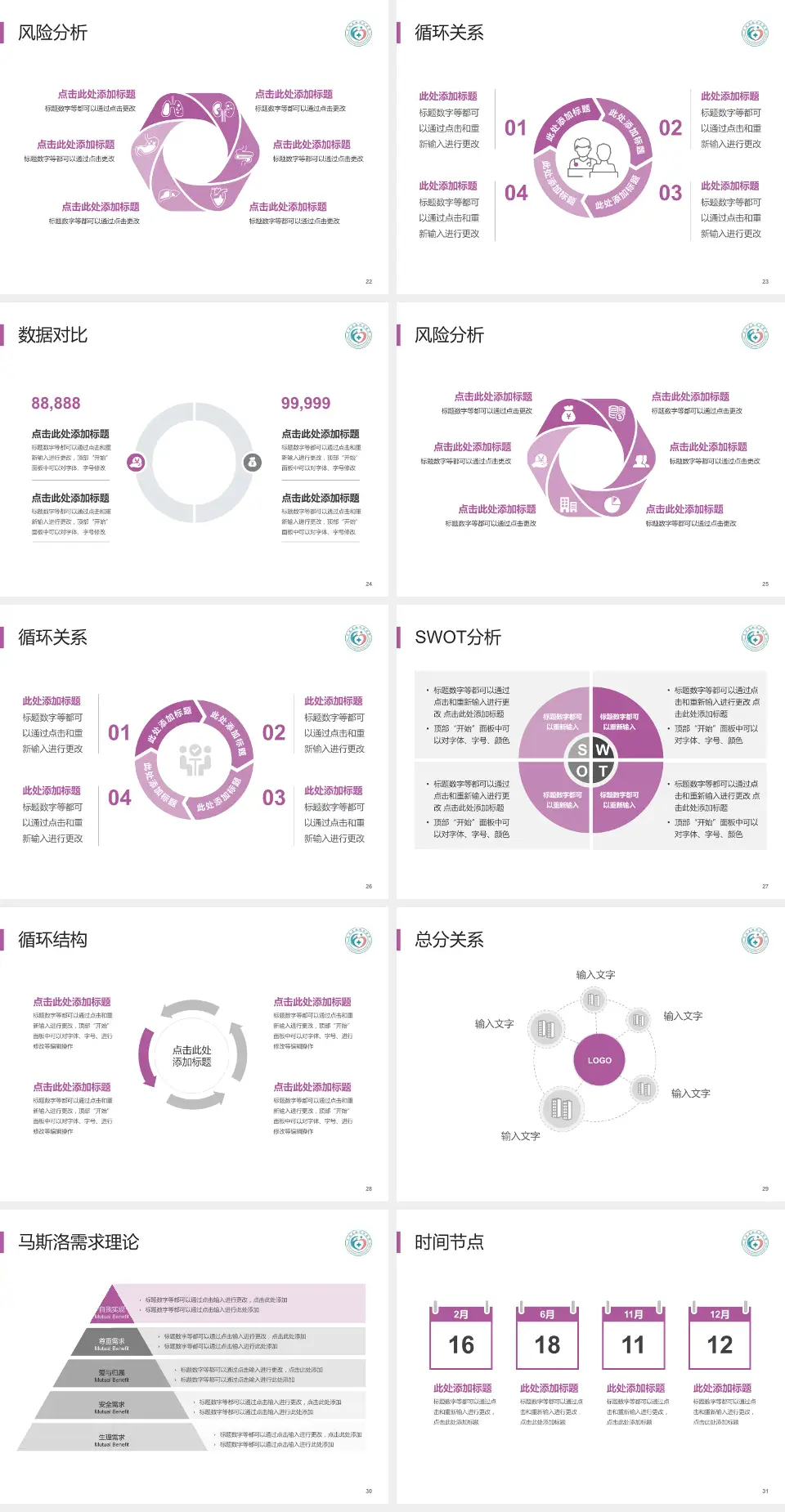 富顺县妇幼保健院科研成果展示PPT模板4:3格式幻灯片预览图4