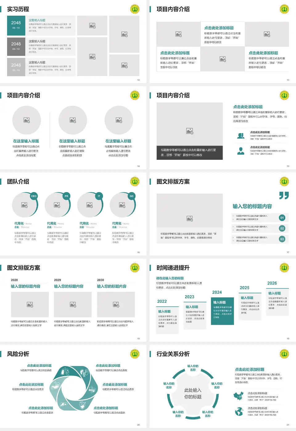 南充市高坪区人民医院个人求职应聘简历PPT模板16:9格式幻灯片预览图3
