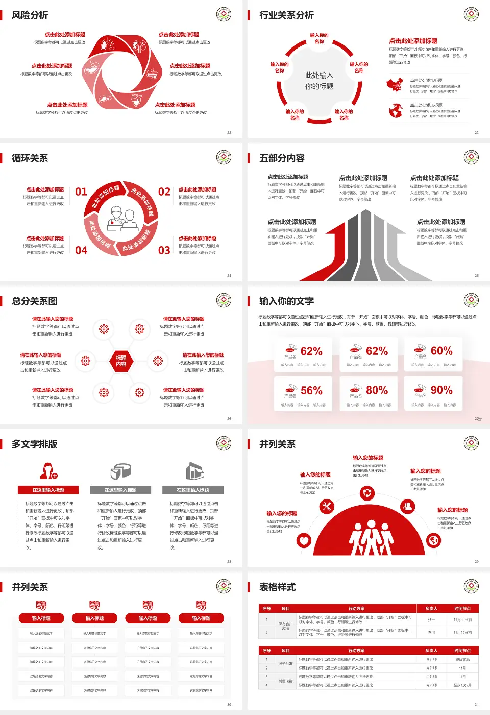阳城县人民医院科室介绍与推广PPT模板16:9格式幻灯片预览图4