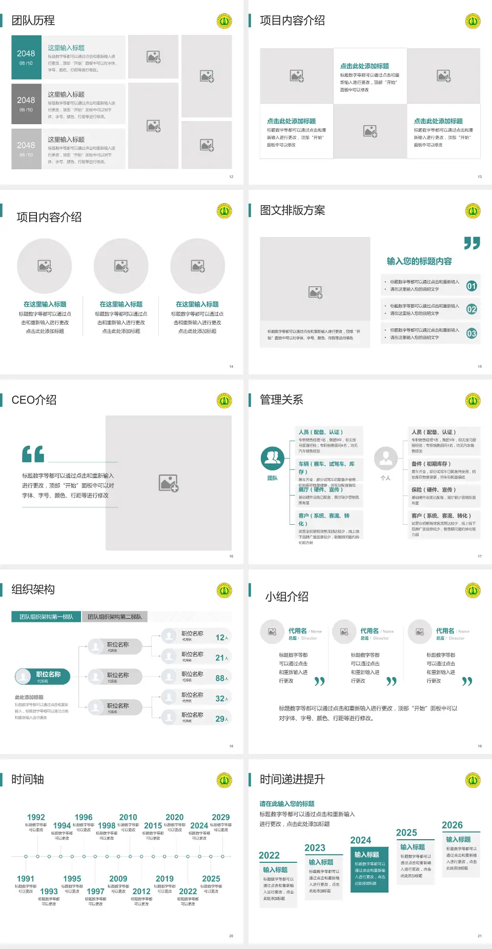 南充市高坪区人民医院医院管理报告PPT模板4:3格式幻灯片预览图3