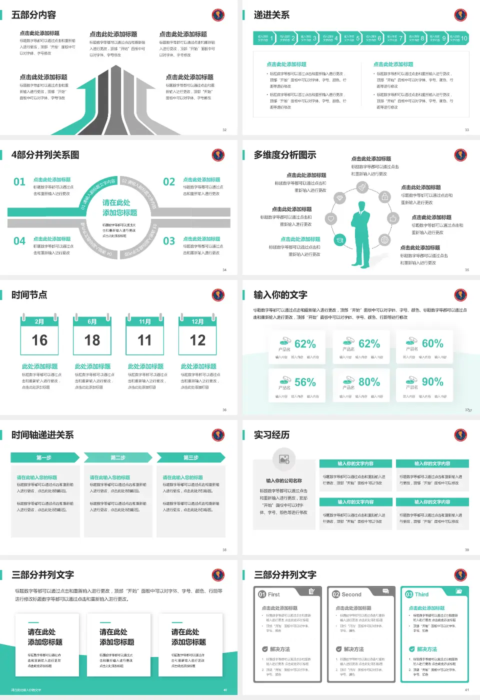 三台县人民医院品管圈PDCA演示专用PPT模板16:9格式幻灯片预览图5