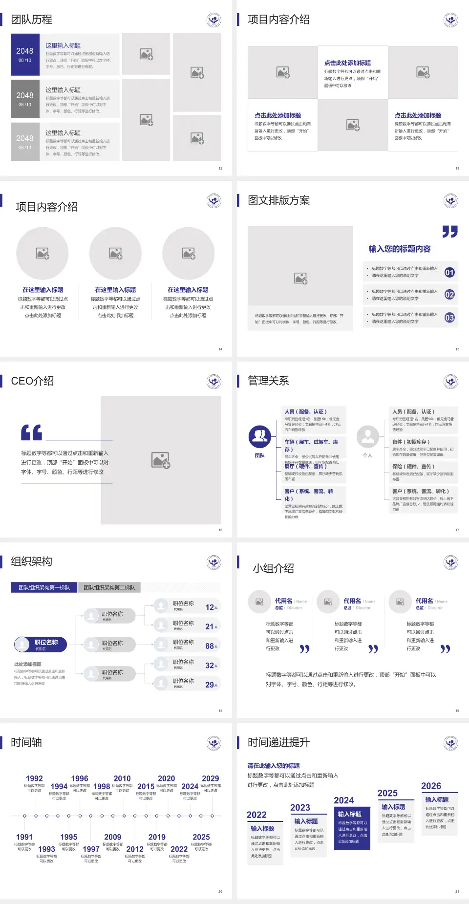 乐山市妇幼保健院医院管理报告PPT模板4:3格式幻灯片预览图3
