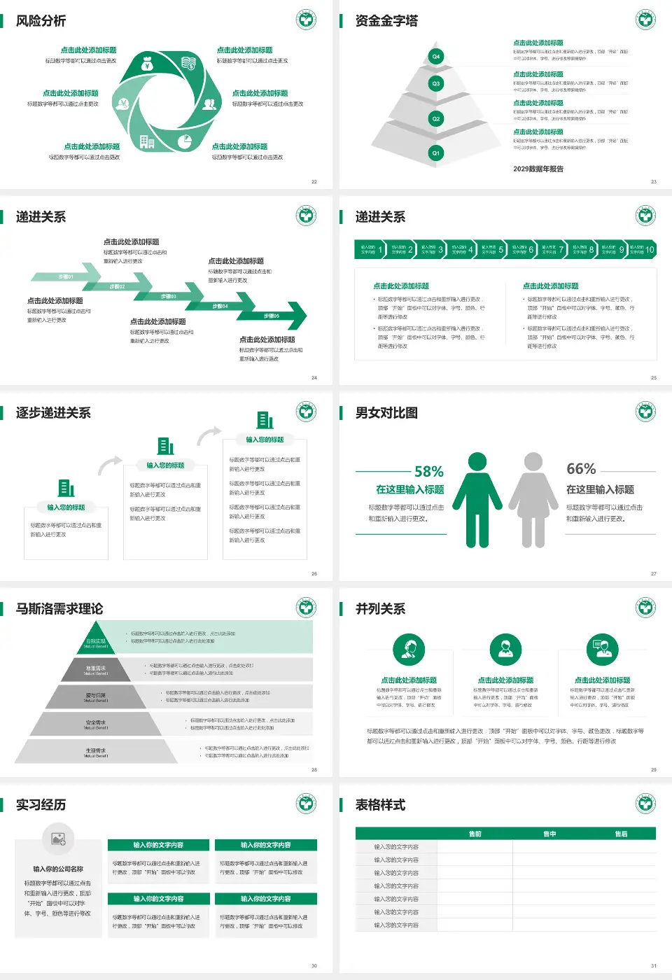 富顺县人民医院项目申请与汇报PPT模板16:9格式幻灯片预览图4