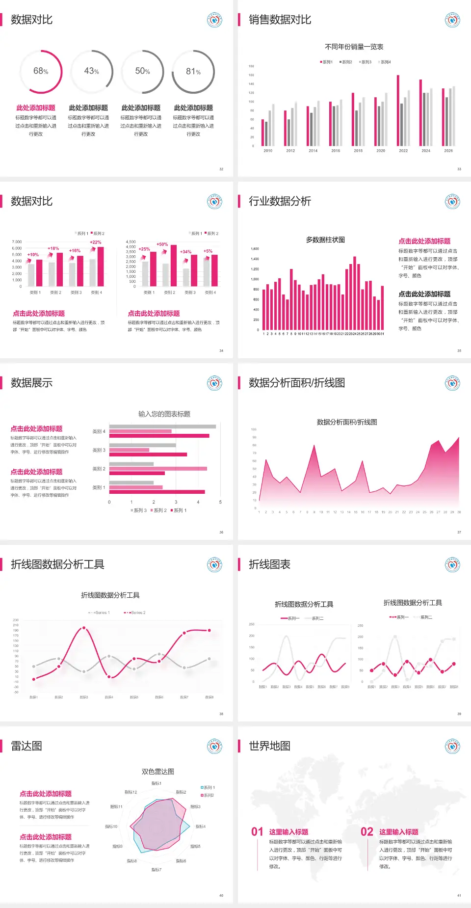 南江县妇幼保健院会议与研讨会PPT模板4:3格式幻灯片预览图5