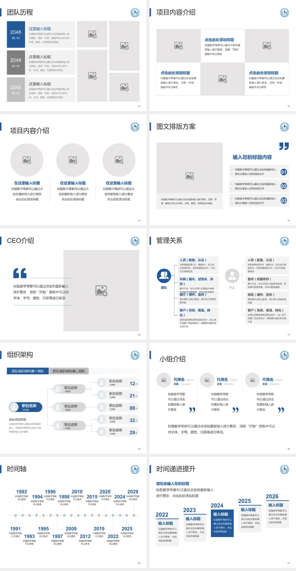 古蔺县人民医院医院管理报告PPT模板4:3格式幻灯片预览图3