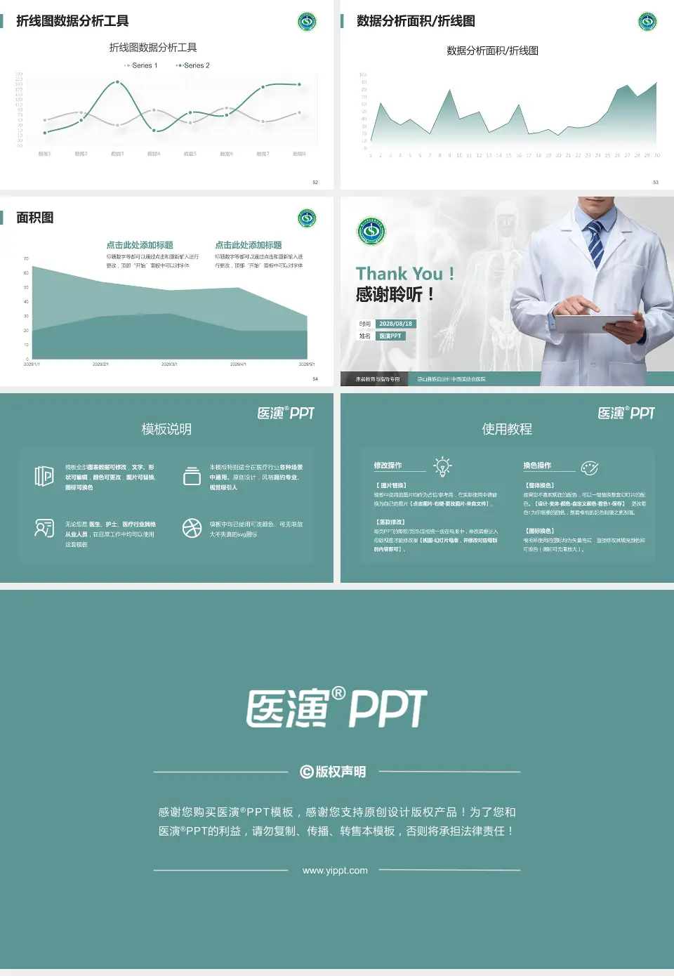 凉山彝族自治州中西医结合医院患者教育与指导PPT模板16:9格式幻灯片预览图7