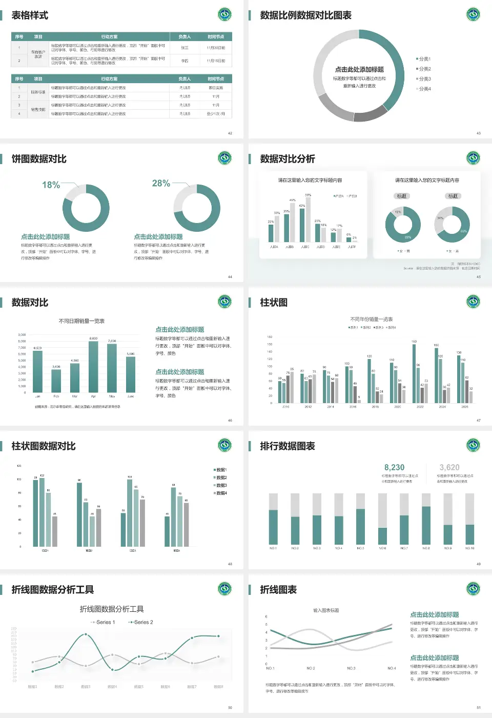 凉山彝族自治州中西医结合医院医院简介/日常通用PPT模板16:9格式幻灯片预览图6