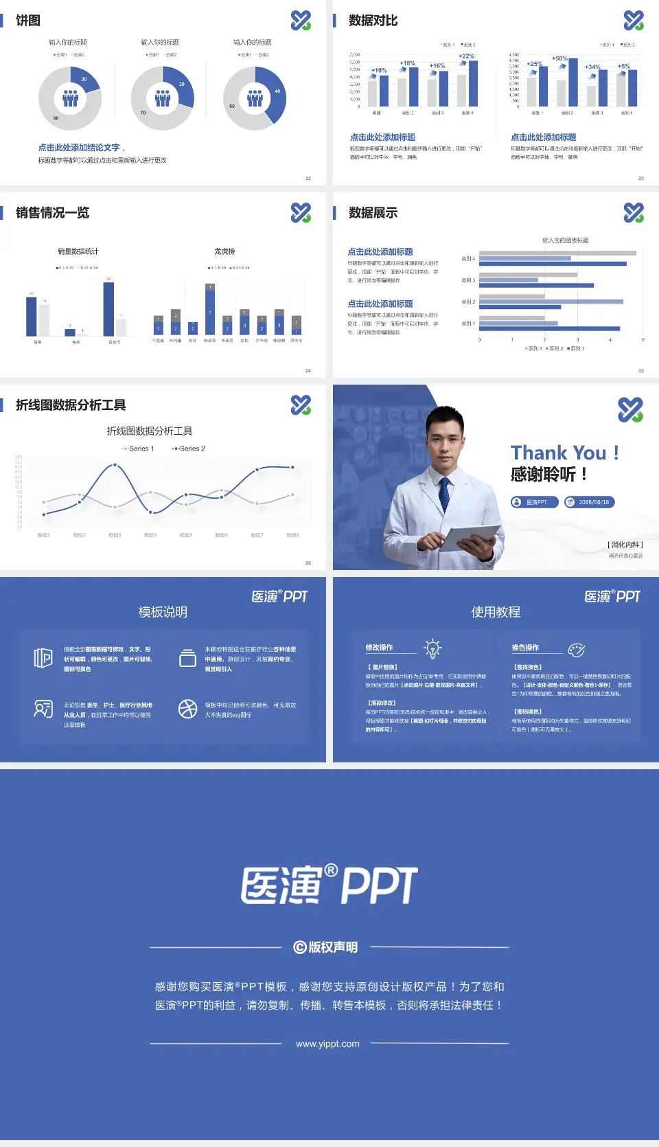 南充市身心医院病例分享与讨论PPT模板16:9格式幻灯片预览图4