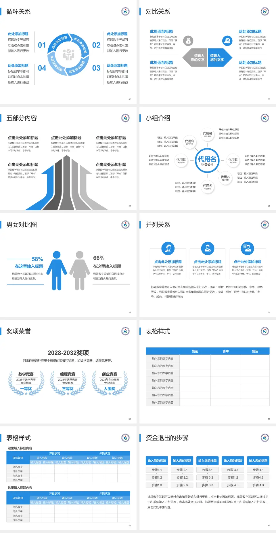 威远县人民医院医院简介/日常通用PPT模板4:3格式幻灯片预览图5