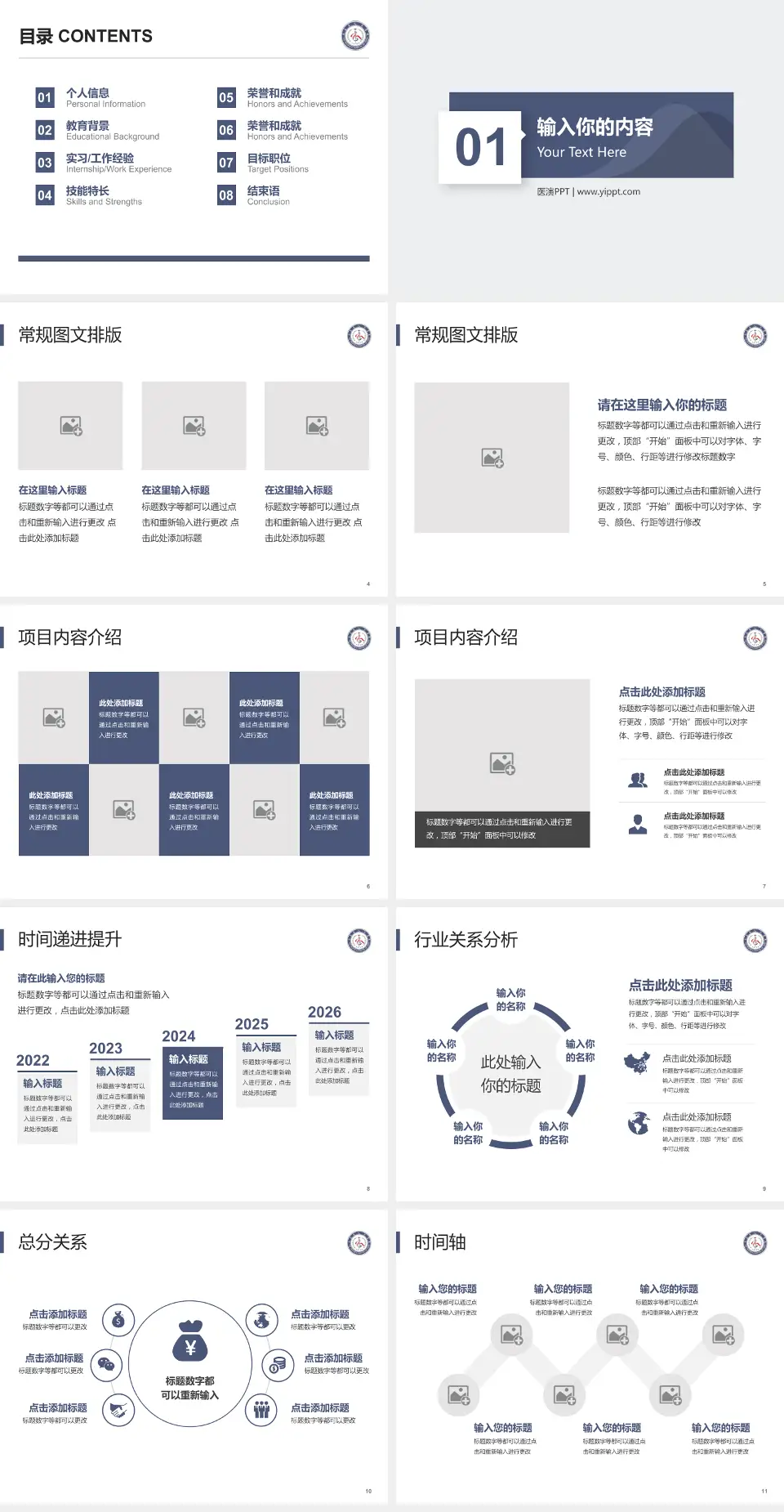 乐至县人民医院财务与预算报告PPT模板4:3格式幻灯片预览图2