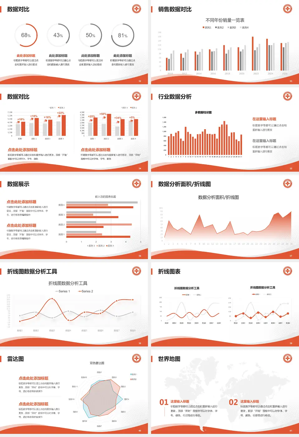 乐山市市中区人民医院会议与研讨会PPT模板16:9格式幻灯片预览图5