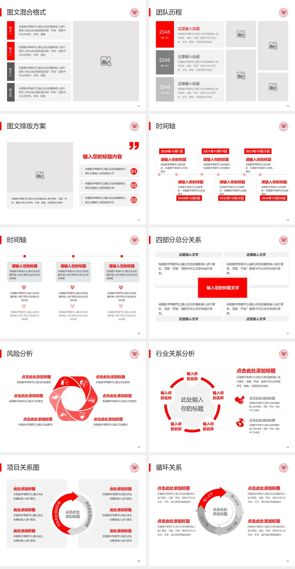 山西省心血管疾病医院项目申请与汇报PPT模板4:3格式幻灯片预览图3