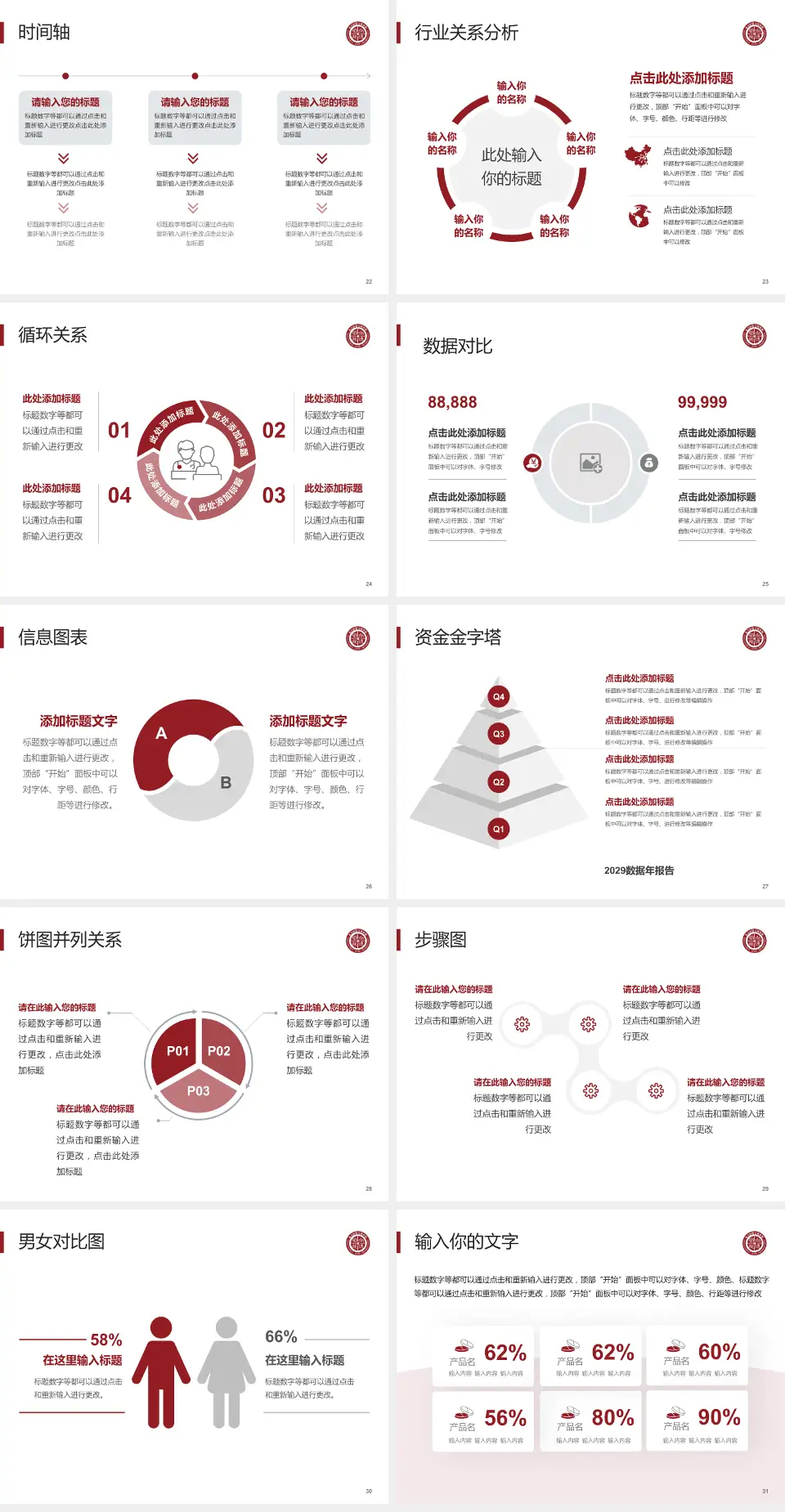 太原市中心医院医院管理报告PPT模板4:3格式幻灯片预览图4