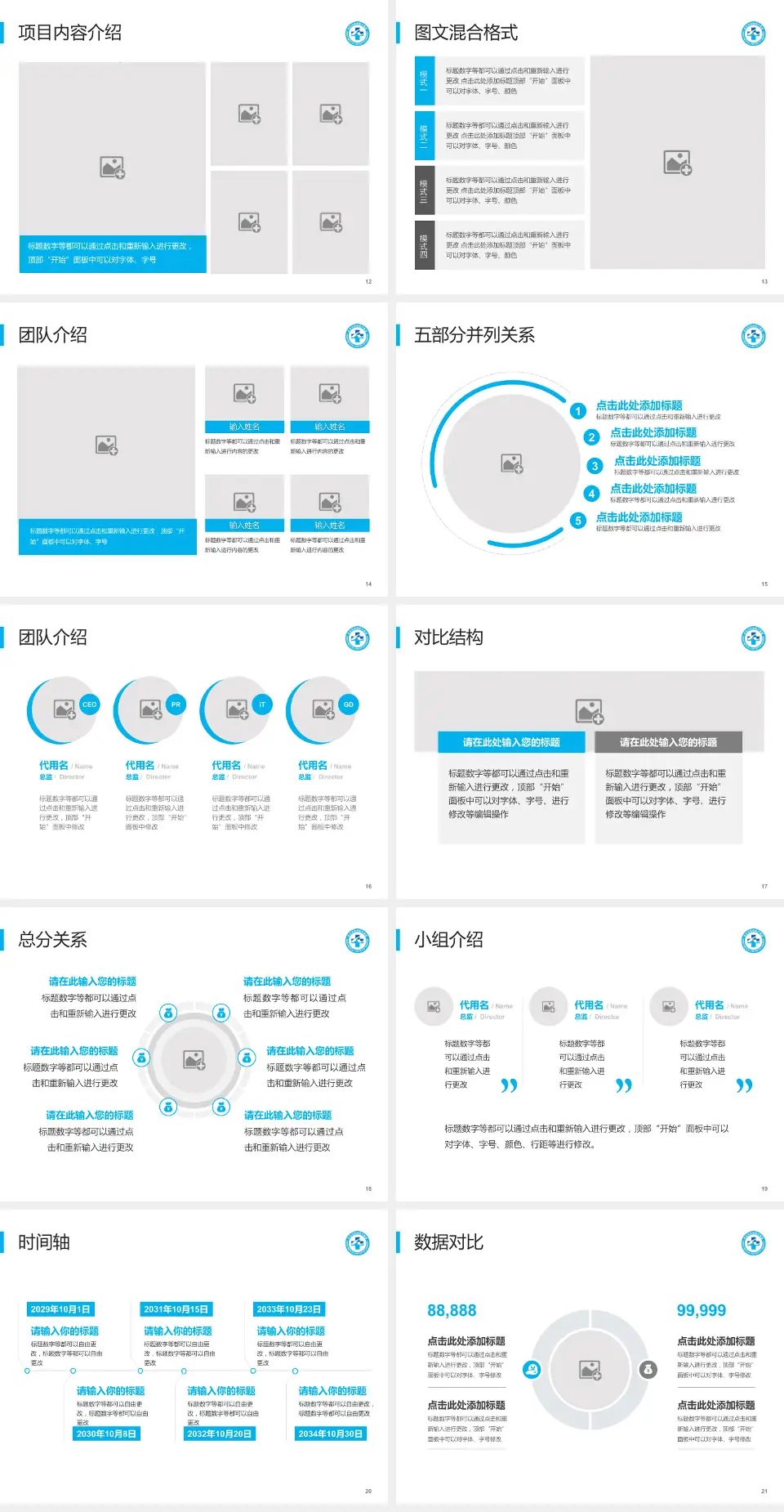 青岛市海慈中医医疗集团本部（青岛市中医医院）医疗知识普及PPT模板4:3格式幻灯片预览图3