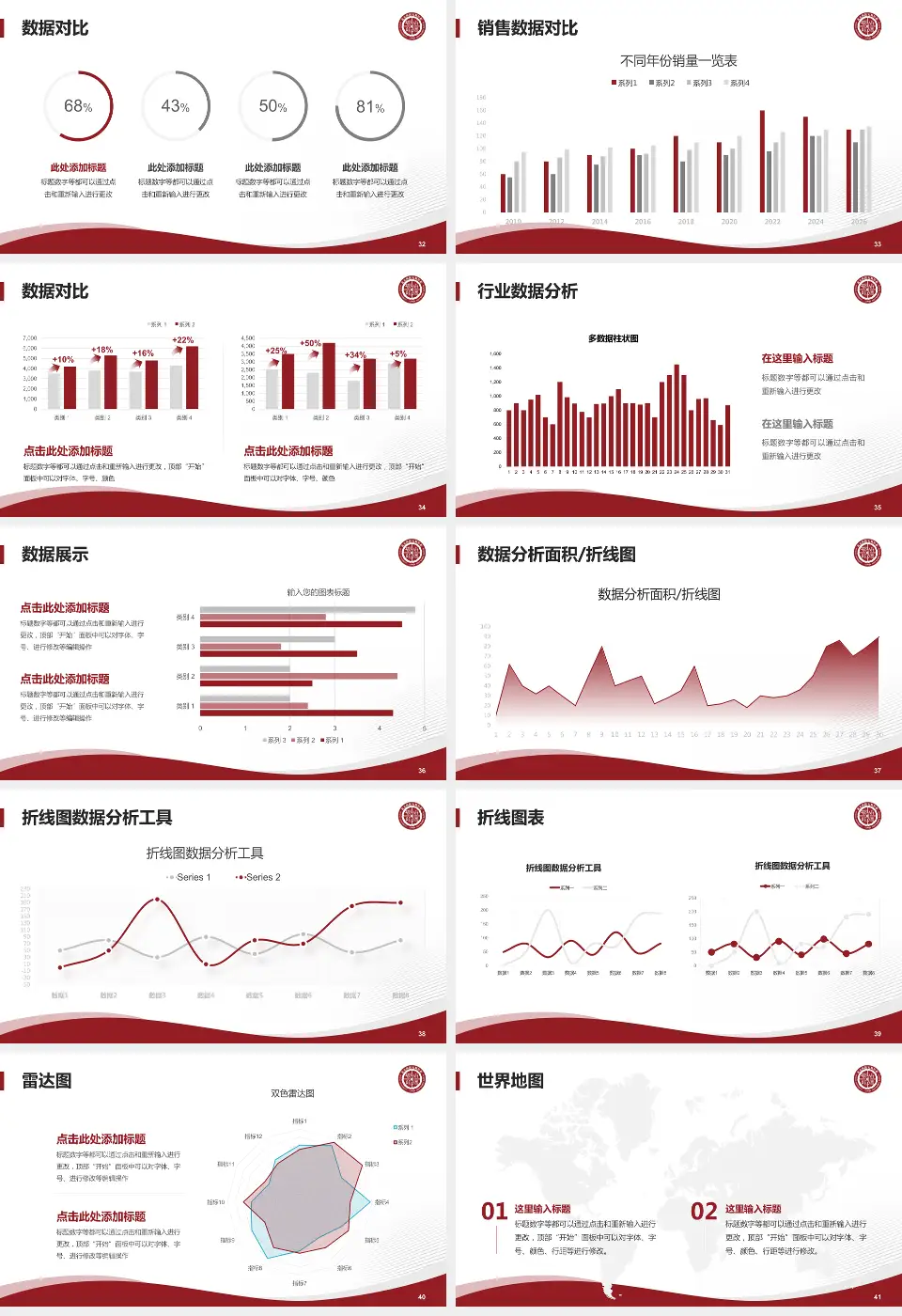 太原市中心医院会议与研讨会PPT模板16:9格式幻灯片预览图5