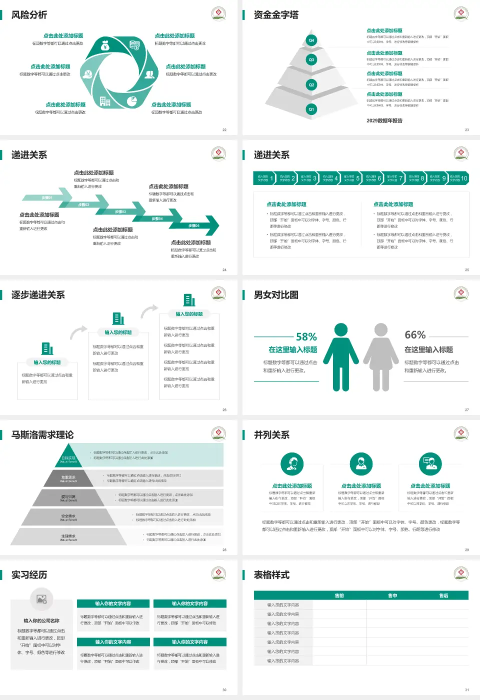 青岛市中心医院项目申请与汇报PPT模板16:9格式幻灯片预览图4