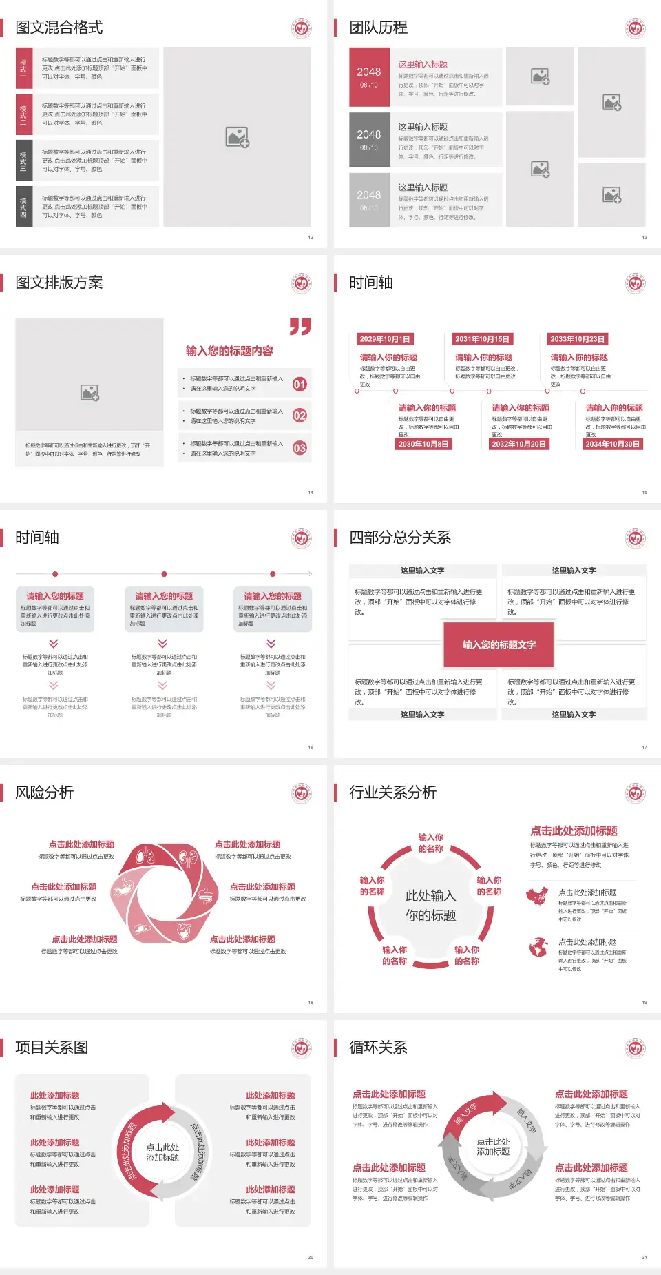 晋城市妇幼保健院项目申请与汇报PPT模板4:3格式幻灯片预览图3