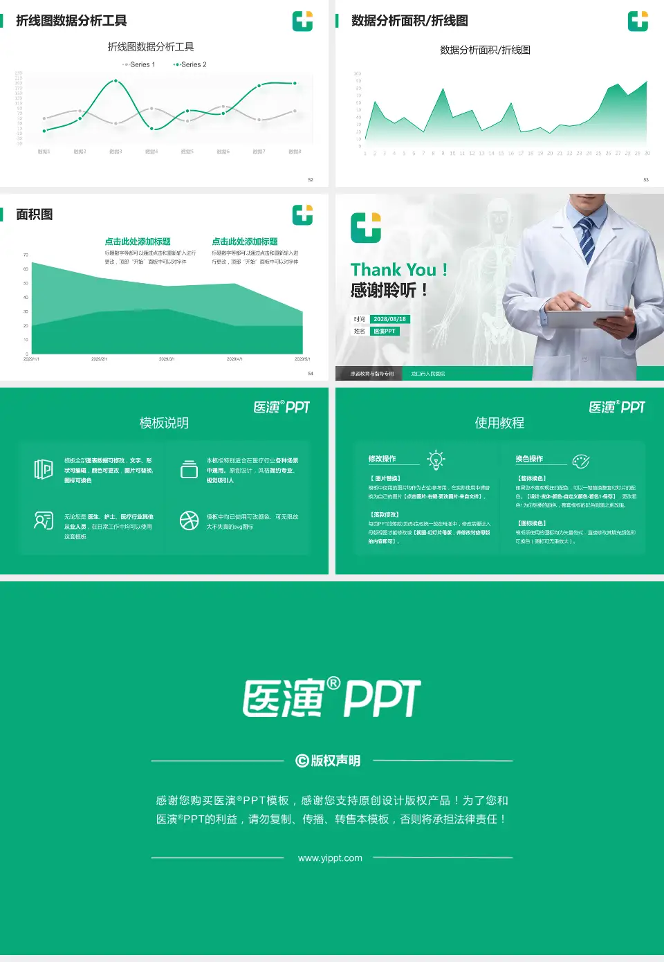 龙口市人民医院患者教育与指导PPT模板16:9格式幻灯片预览图7