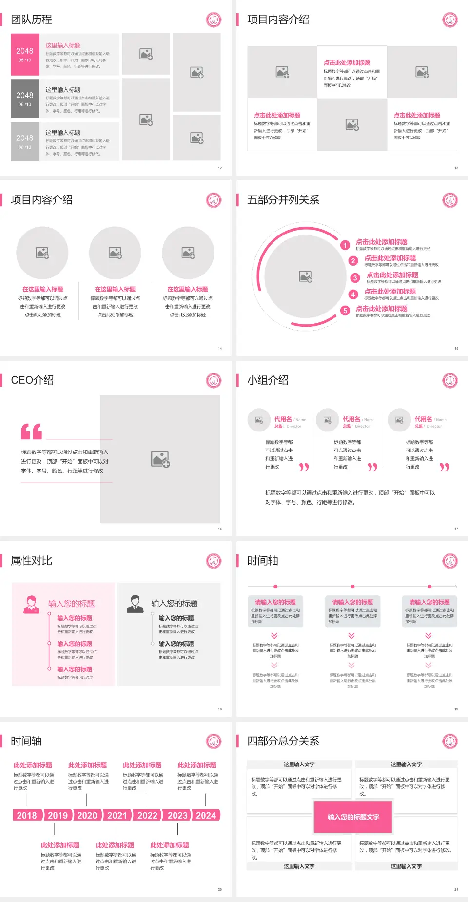 忻州市妇女儿童医院科研成果展示PPT模板4:3格式幻灯片预览图3