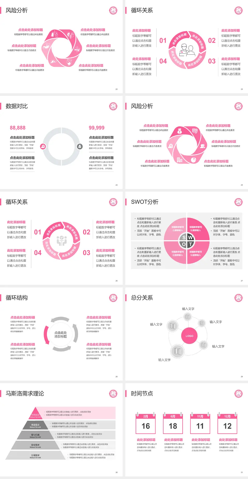 忻州市妇女儿童医院科研成果展示PPT模板4:3格式幻灯片预览图4