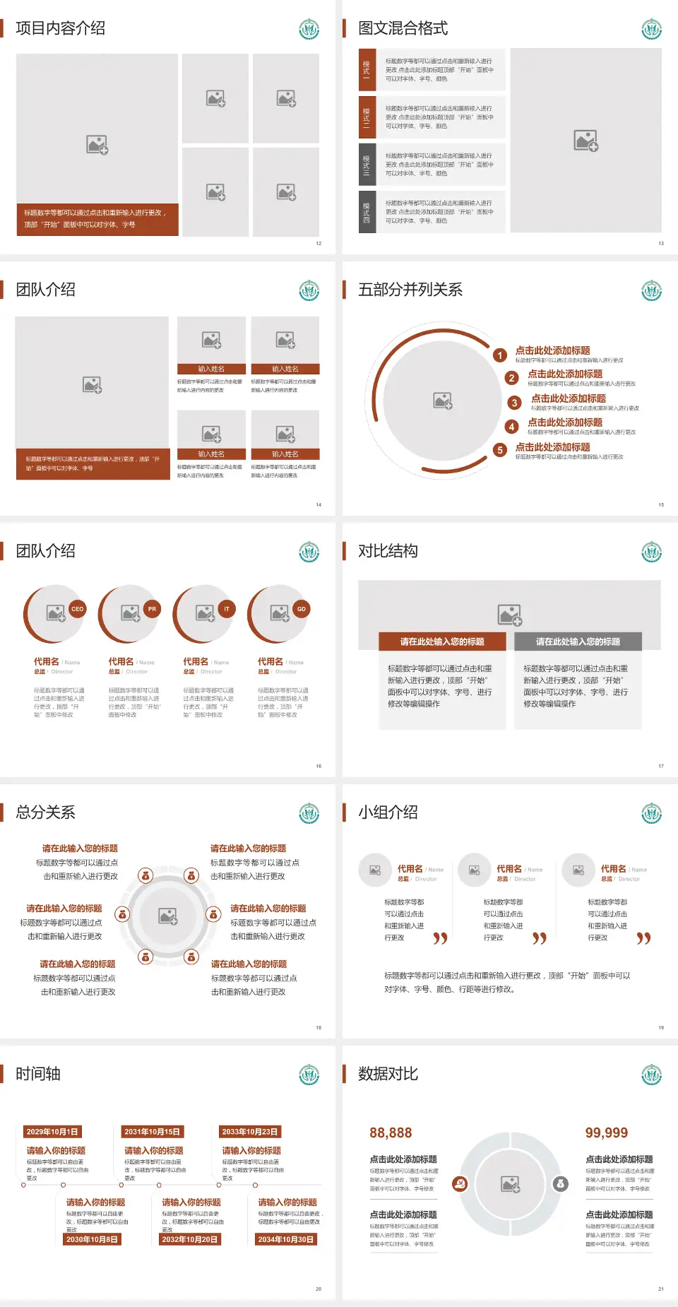 山西省中西医结合医院医疗知识普及PPT模板4:3格式幻灯片预览图3