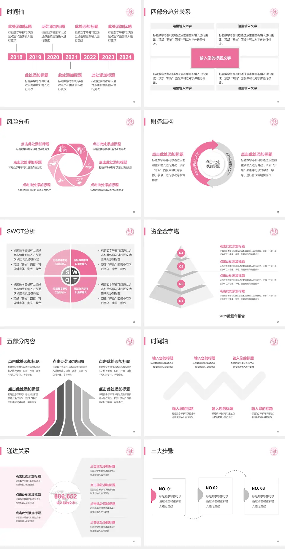 山西省儿童医院患者教育与指导PPT模板4:3格式幻灯片预览图4