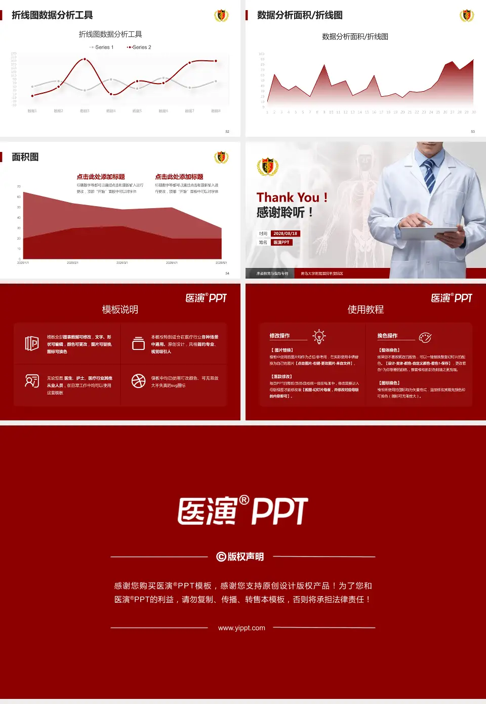 青岛大学附属医院平度院区患者教育与指导PPT模板16:9格式幻灯片预览图7