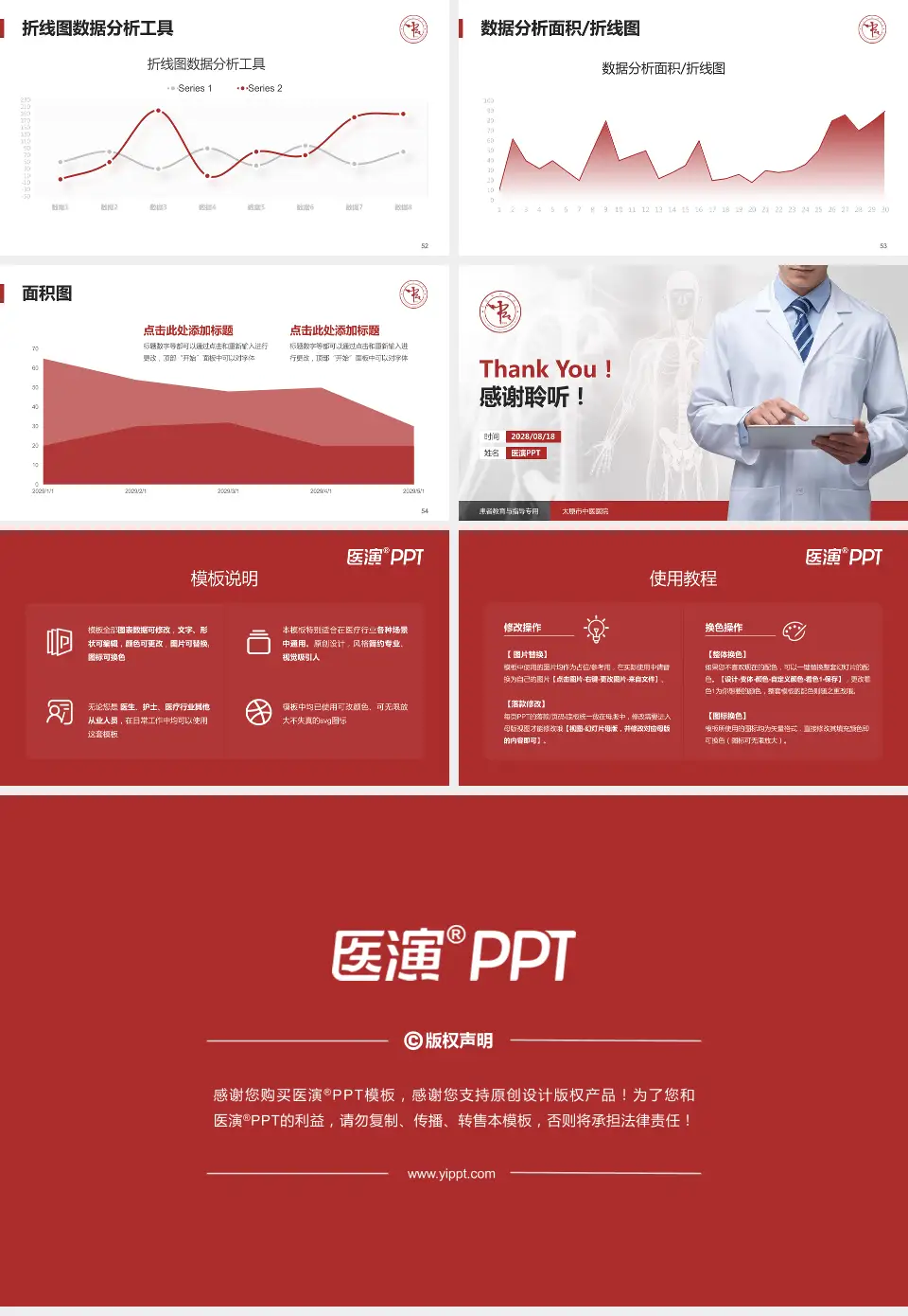 太原市中医医院患者教育与指导PPT模板16:9格式幻灯片预览图7