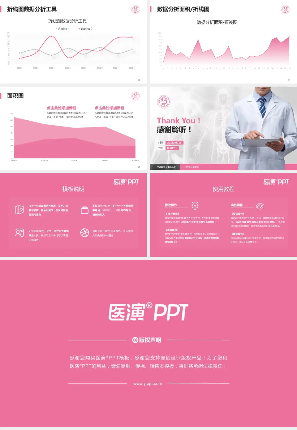 山西省儿童医院患者教育与指导PPT模板16:9格式幻灯片预览图7