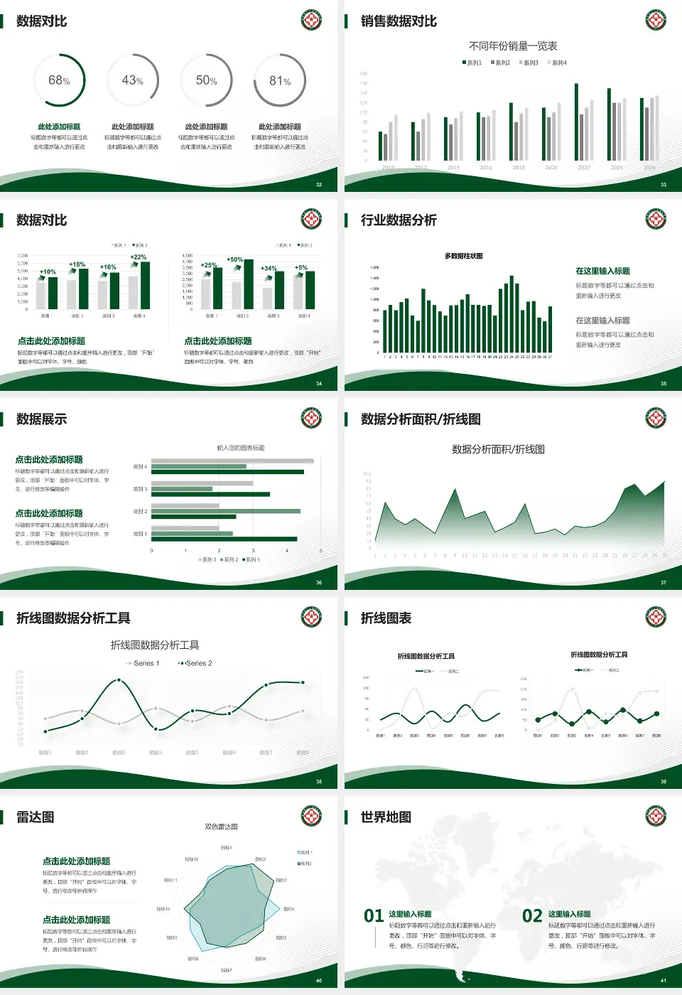陆军第80集团军医院会议与研讨会PPT模板16:9格式幻灯片预览图5