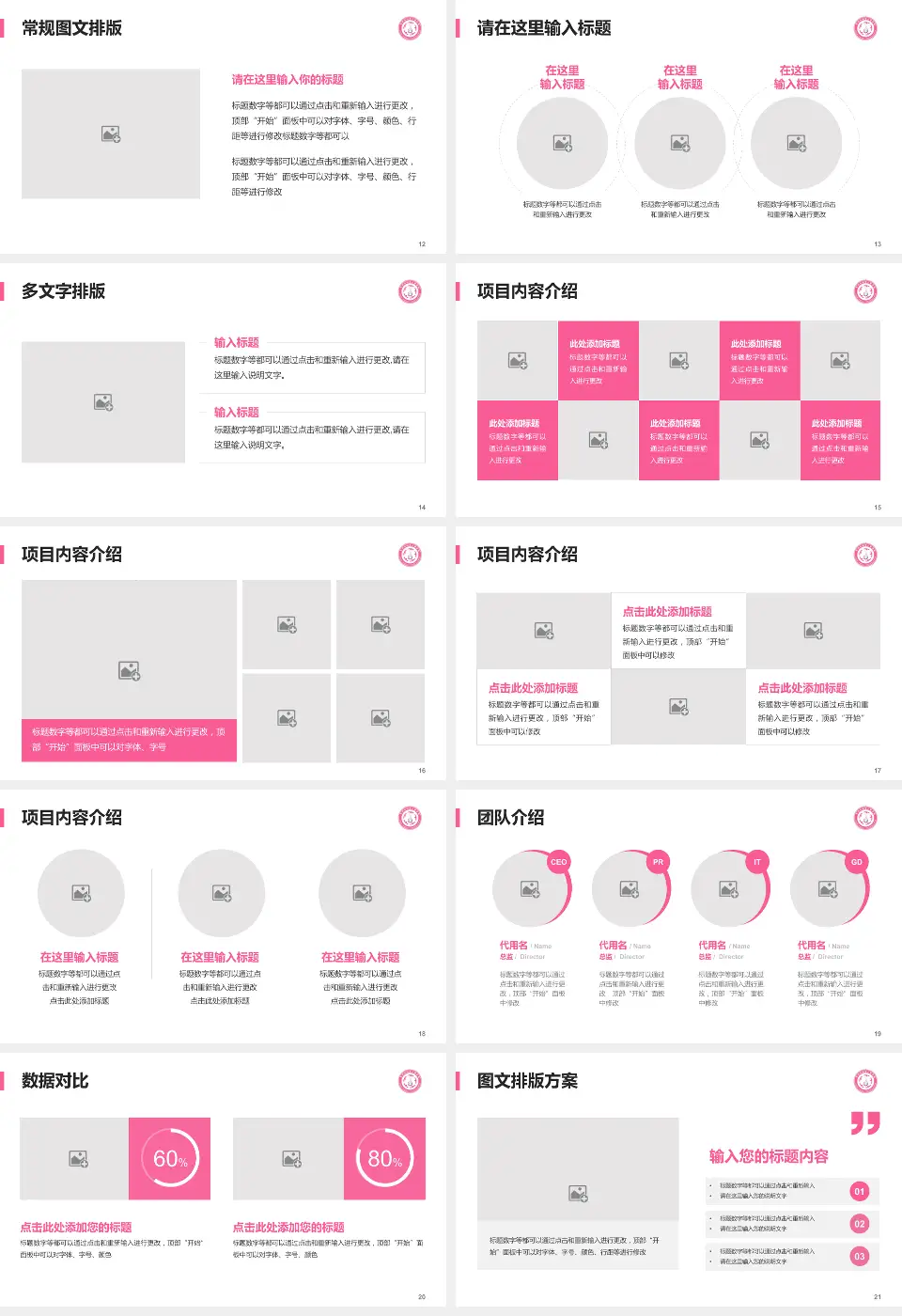 忻州市妇女儿童医院品管圈PDCA演示专用PPT模板16:9格式幻灯片预览图3